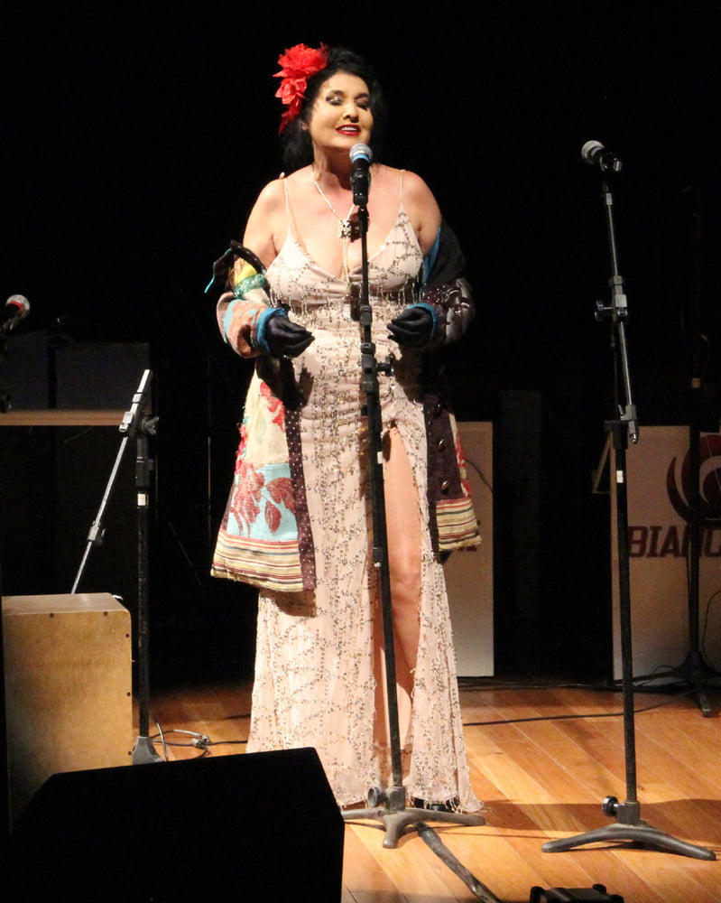 Brazilian Mature Folk Singer Cantora Hanna #93613657