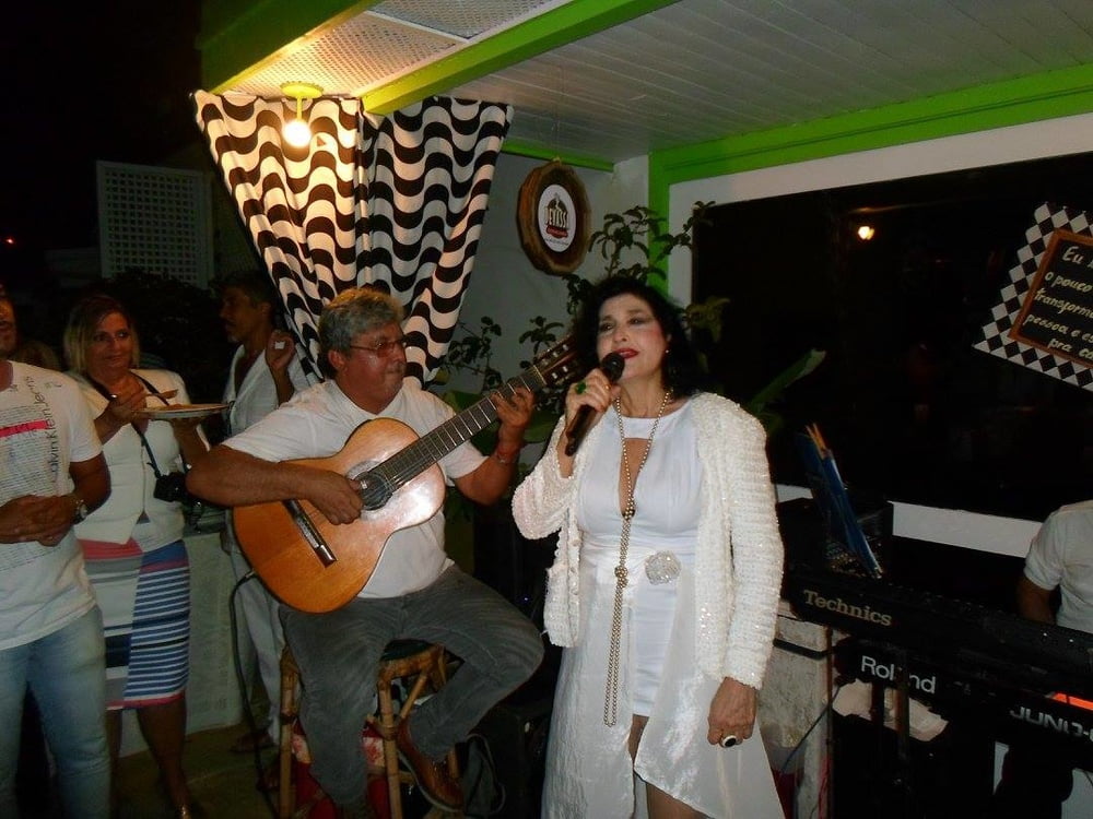 Brazilian Mature Folk Singer Cantora Hanna #93613779