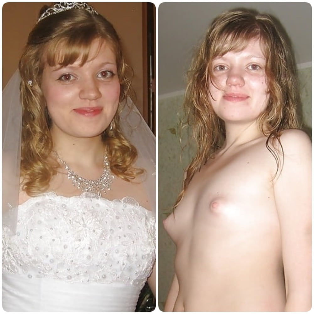 Brides dressed and undressed #102595214