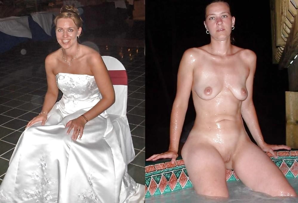 Brides dressed and undressed #102595255