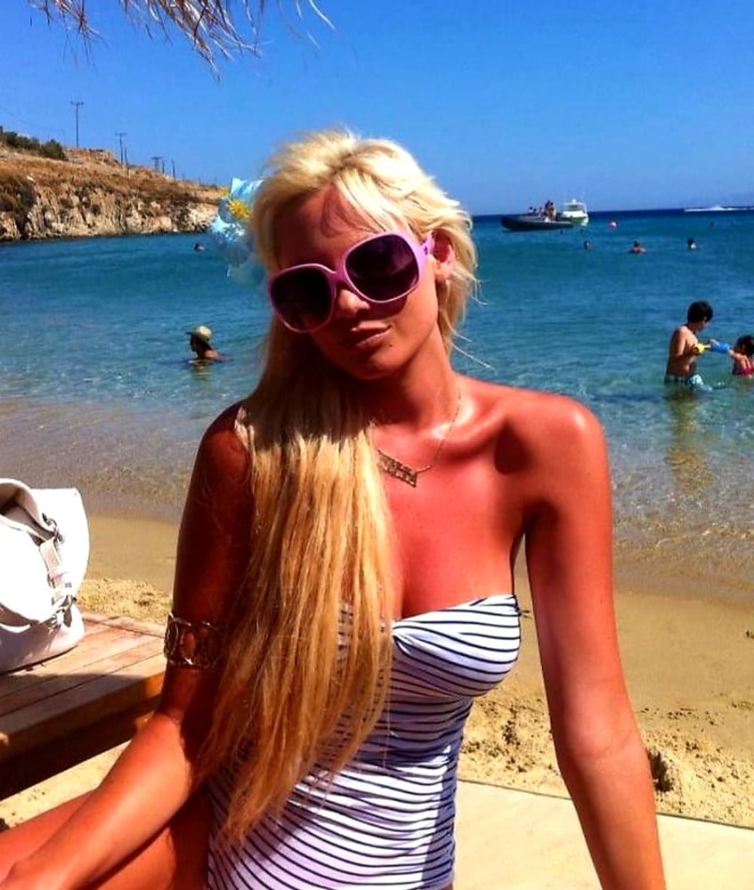 Blonde Greek Slut Celebrity &amp; Pornstar #93272901