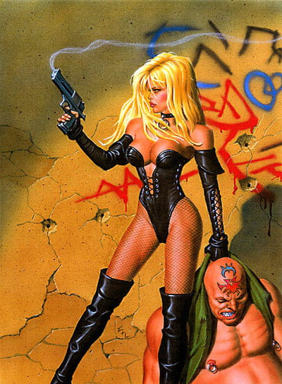 Super-heroines Barb Wire #104198577