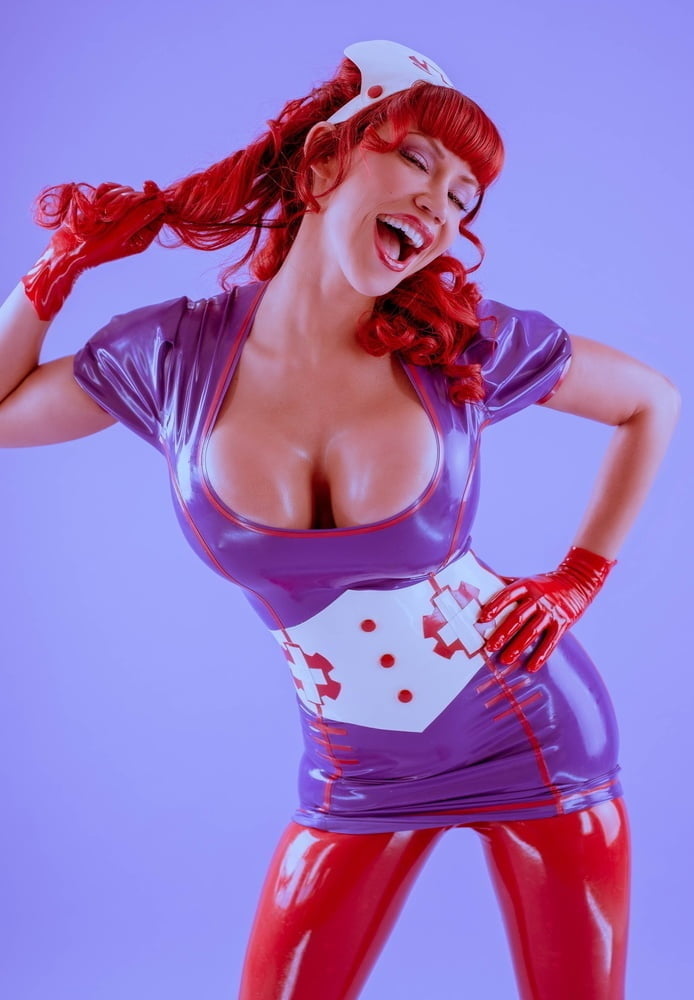 Tight Dress and Latex #98273034