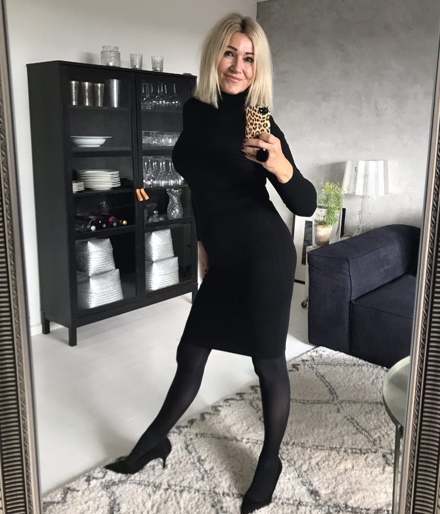 Hot mature Danish mom in casuals #105598403