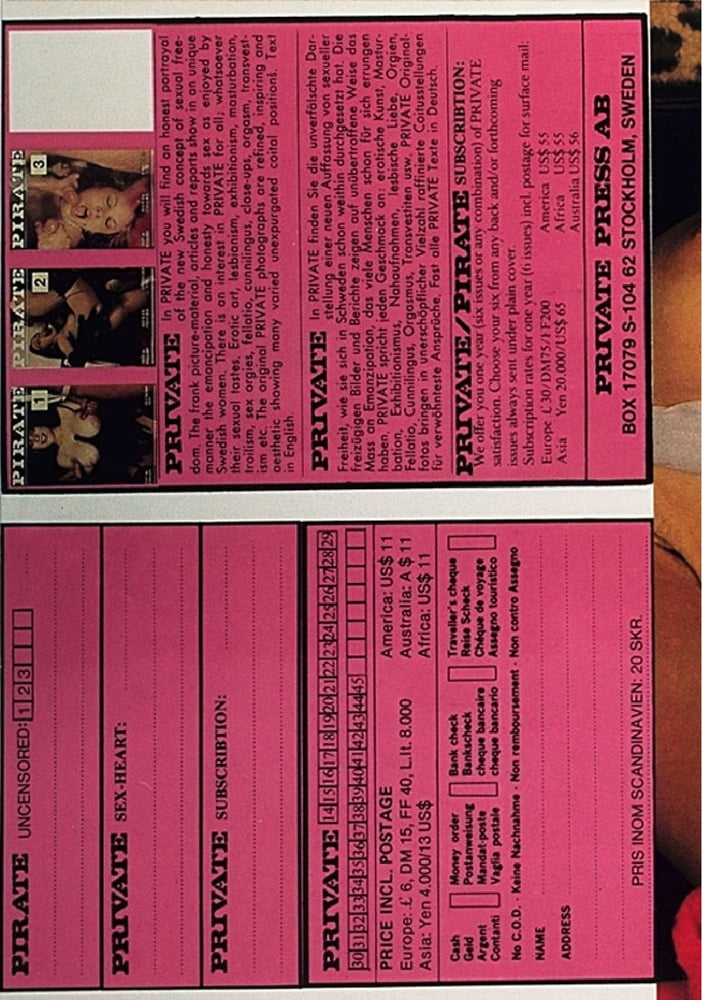 Vintage Retro Porno - Private Magazine - 045 #92474422