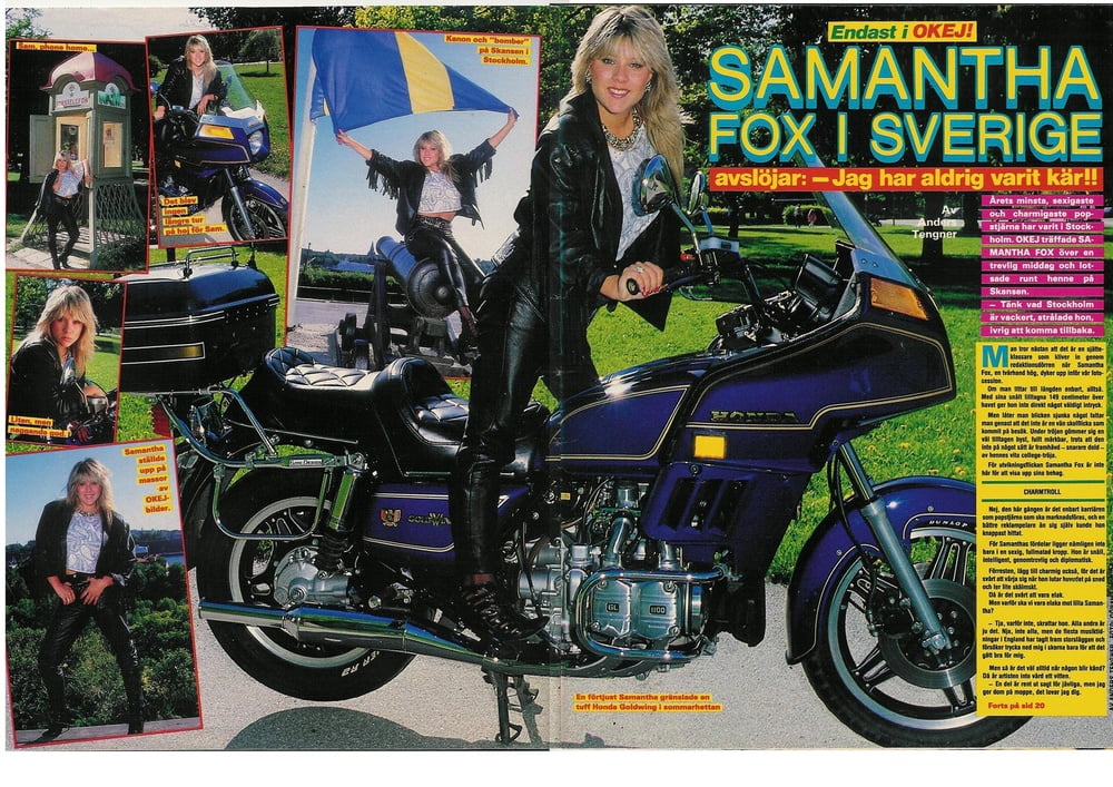 80s Singer Samantha Fox #88191360