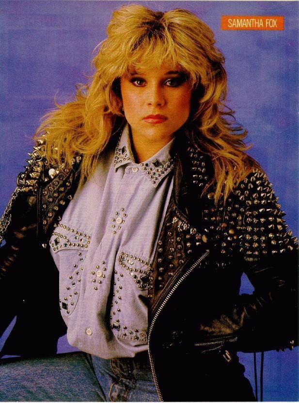 80s Singer Samantha Fox #88192552