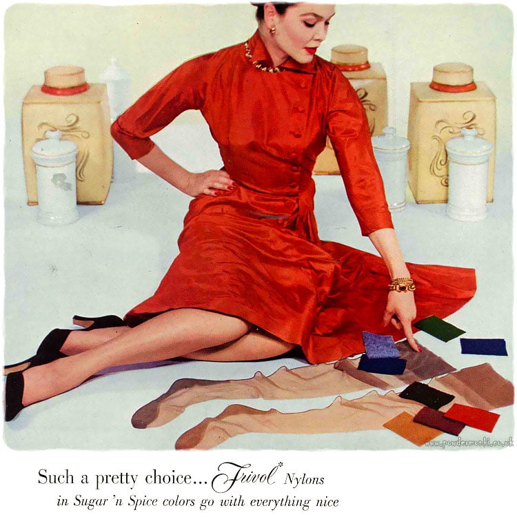 Nylon stocking ads #90580266