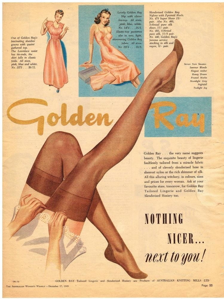Nylon stocking ads #90580269