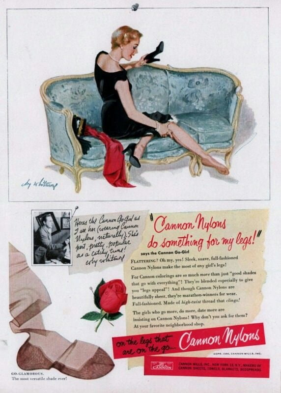 Nylon stocking ads #90580297