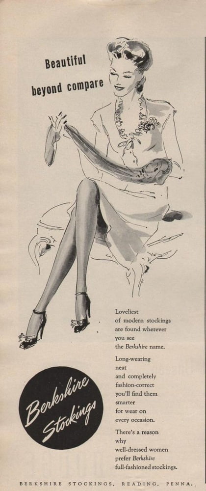 Nylon stocking ads #90580303