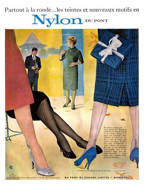 Nylon stocking ads #90580307