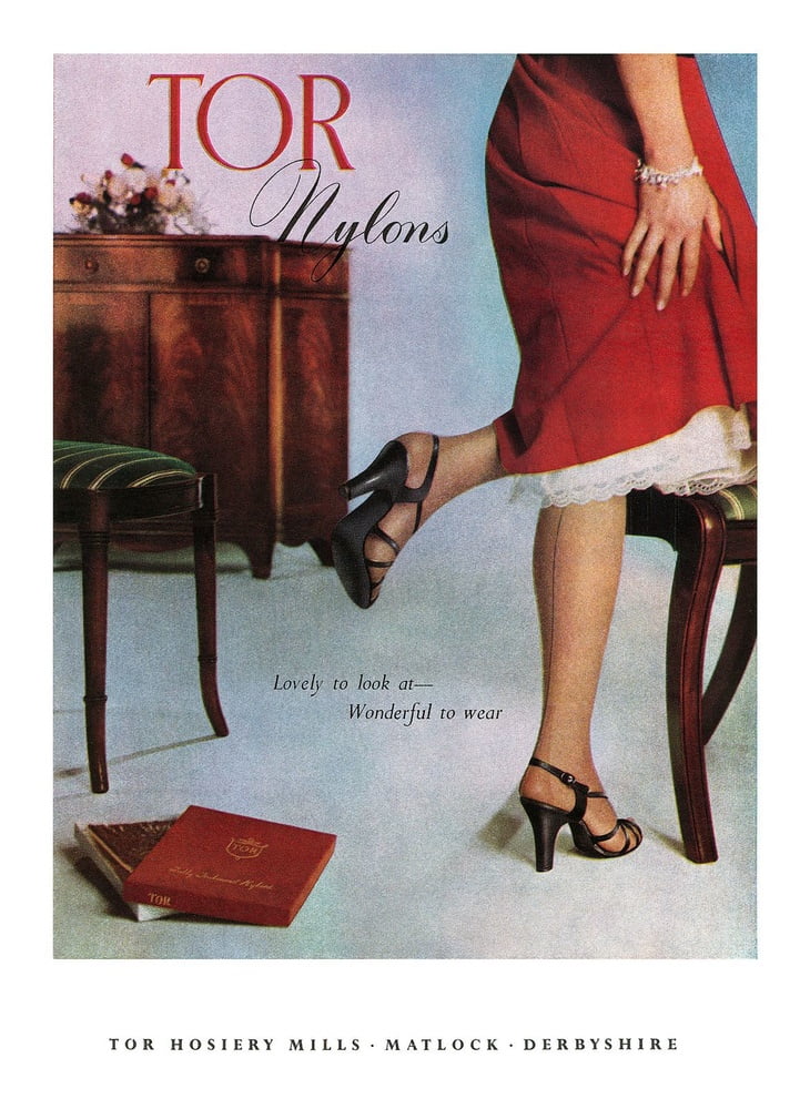 Nylon stocking ads #90580316