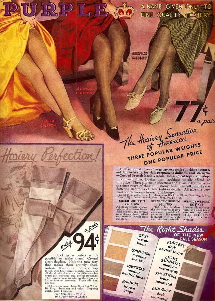 Nylon stocking ads #90580325