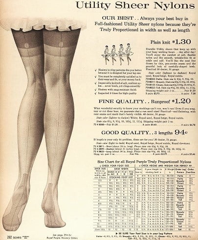Nylon stocking ads #90580353