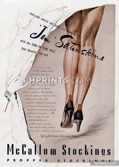 Nylon stocking ads #90580369