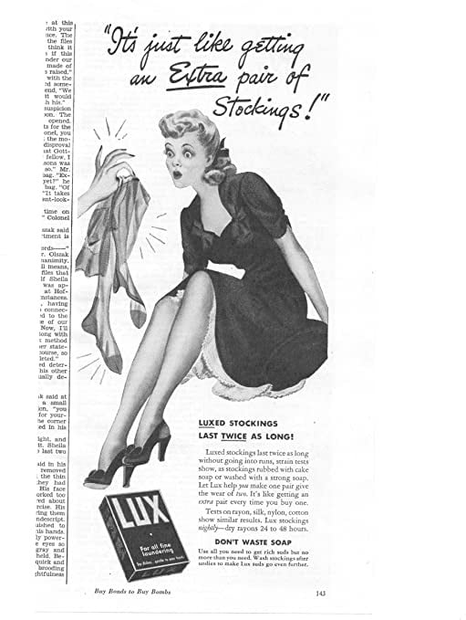 Nylon stocking ads #90580376