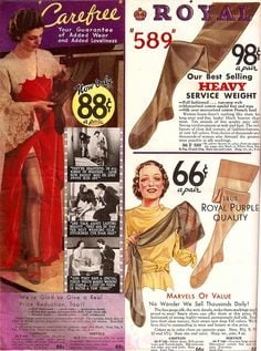 Nylon stocking ads #90580379