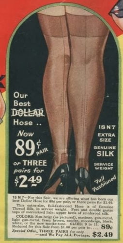 Nylon stocking ads #90580382