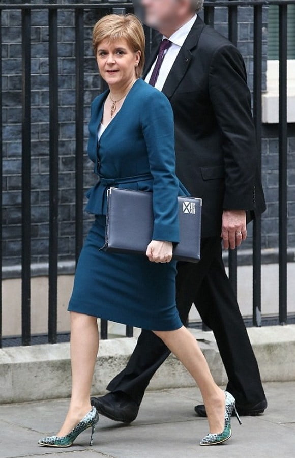 Nicola Sturgeon - Scotland&#039;s First Minister in Pantyhose #96294334