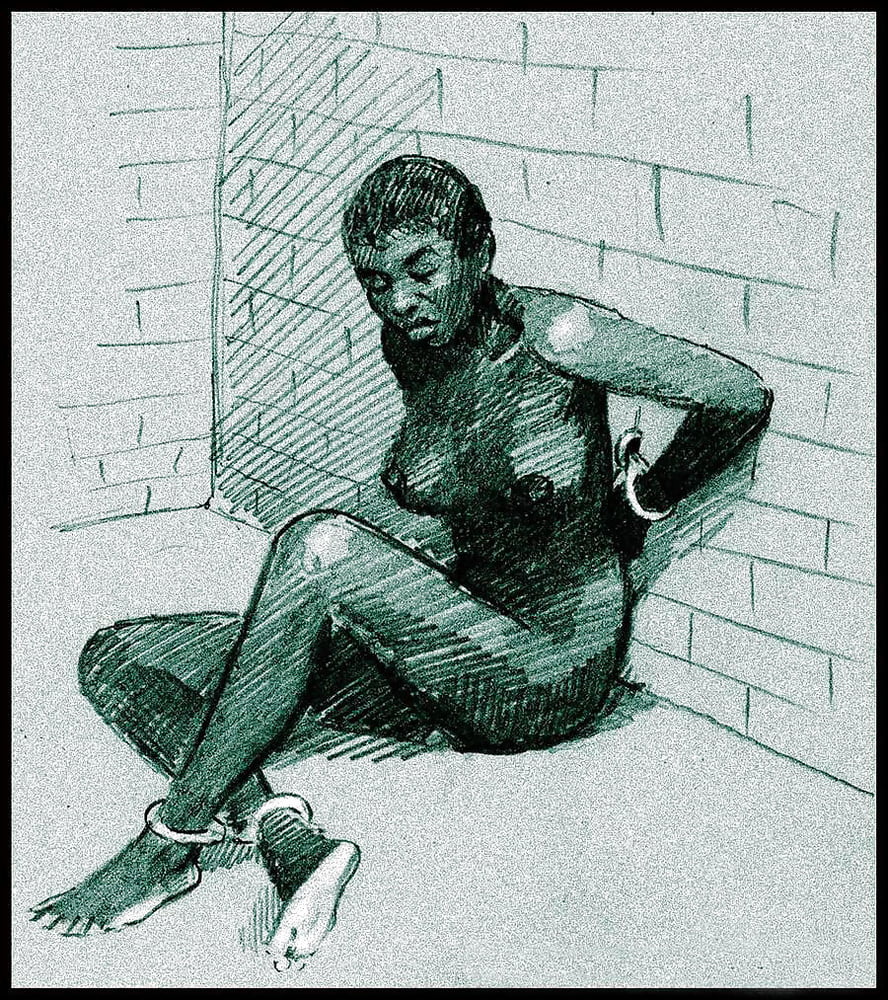 Sketches of Condemned Slaves #90607797