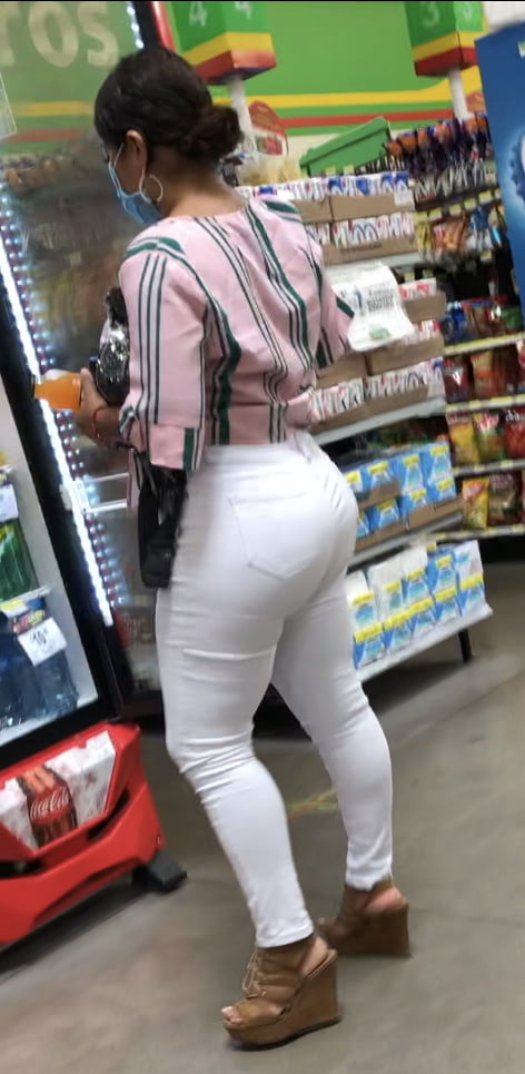 BIG ASS IN WHITE JEANS #91578615