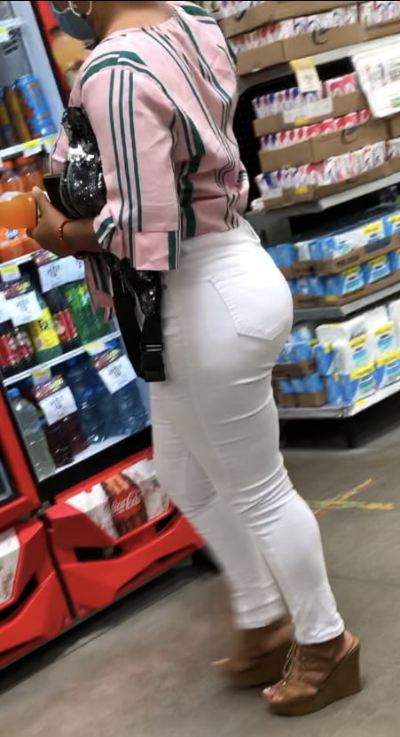 BIG ASS IN WHITE JEANS #91578619