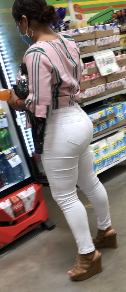 BIG ASS IN WHITE JEANS #91578621