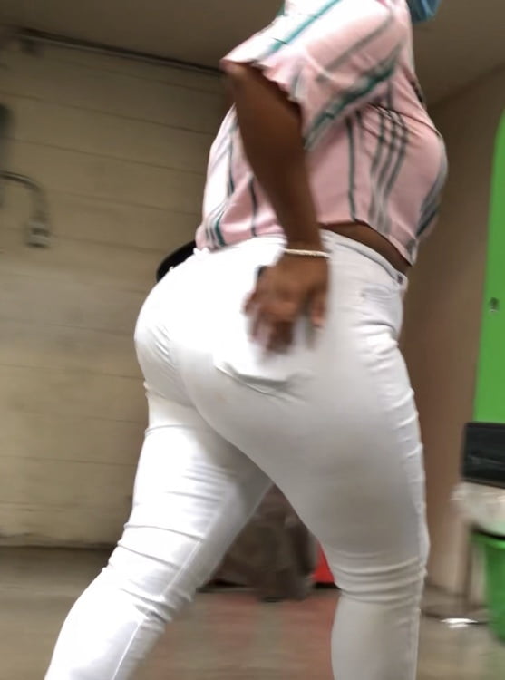 BIG ASS IN WHITE JEANS #91578628