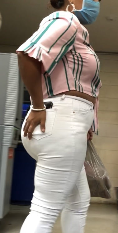 BIG ASS IN WHITE JEANS #91578630