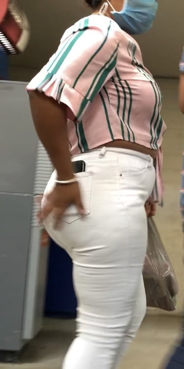 BIG ASS IN WHITE JEANS #91578631