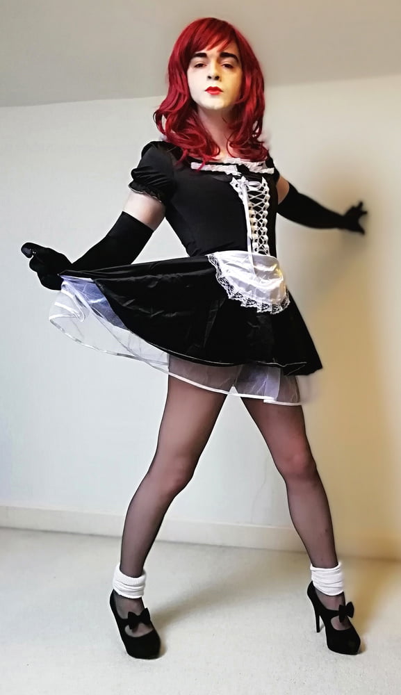 Marie crossdresser in maid uniform #107151819