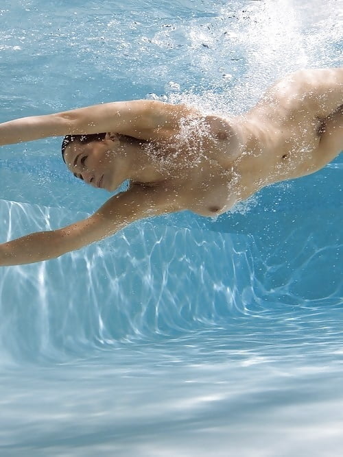 Enjoying her underwater tits #97052486