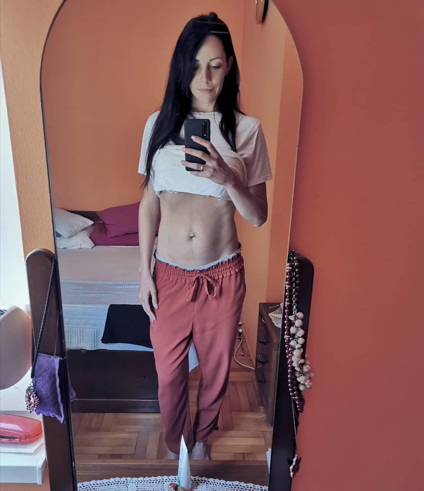Serbian beautiful skinny fitnes mom Maja Davidovic #104468608