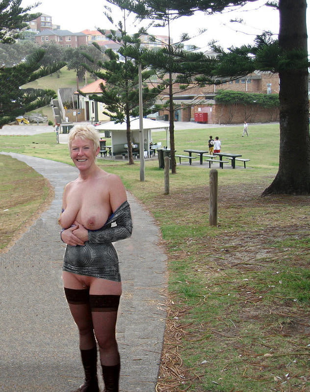 Grannies and matures flashing their bodies #81773577