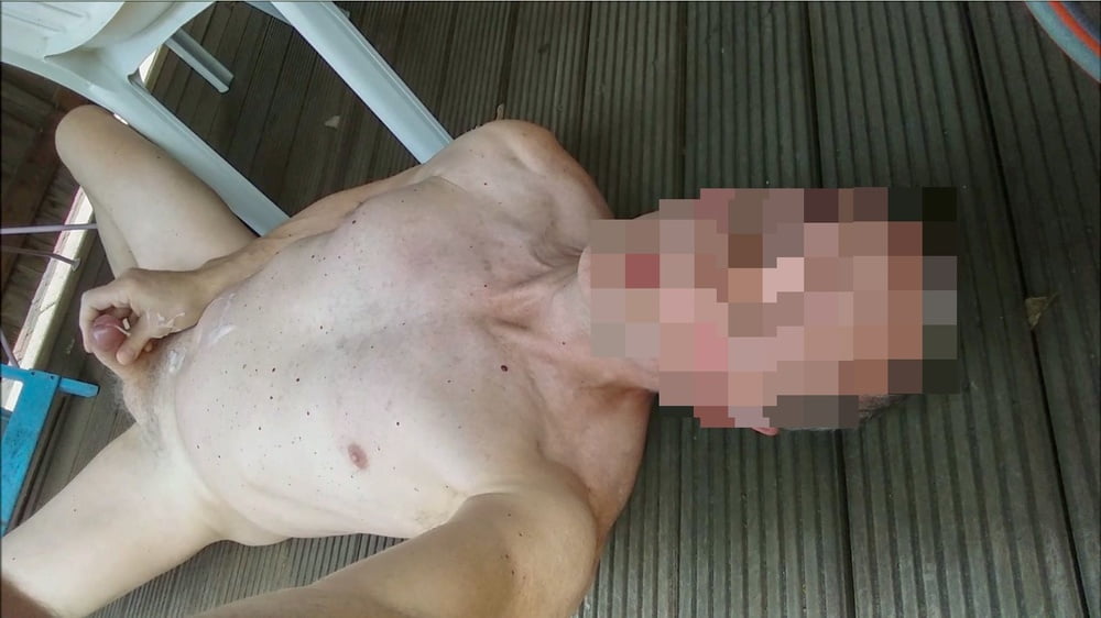 public outdoor exhibitionist twink shooting cum on belly #107222065