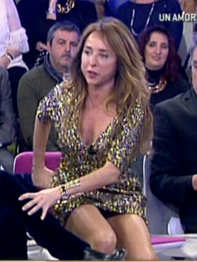 スペインのテレビ番組の乳房マリア・パティノ
 #93611623