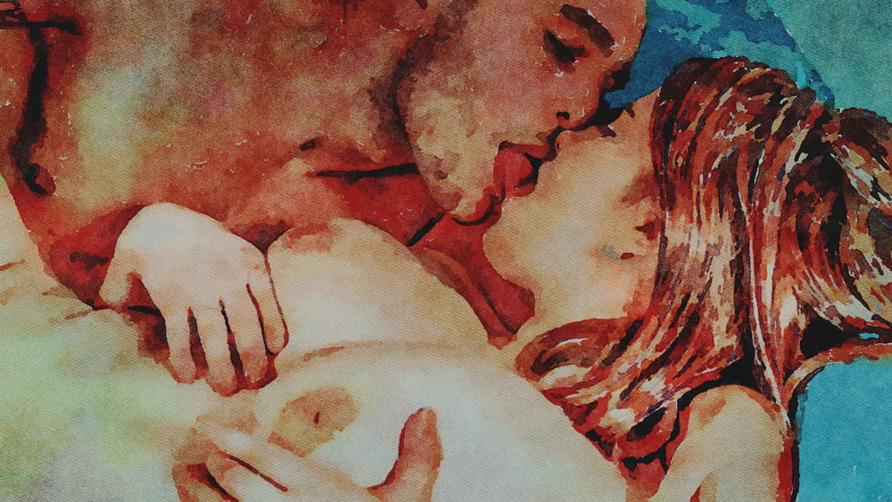 Erotic Digital Watercolor 27 3985590