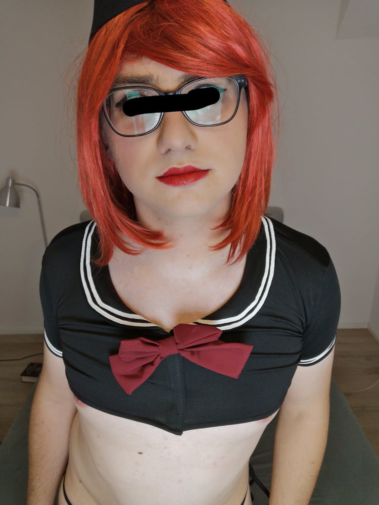 Red haired navy officer sissy #107147718