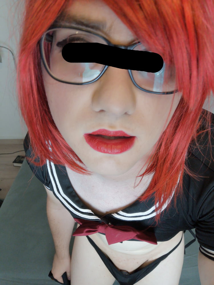 Red haired navy officer sissy #107147719