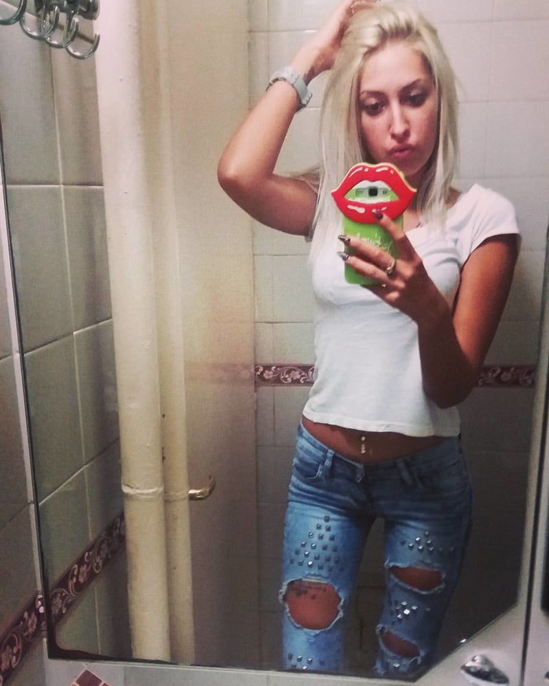 Serbian beautiful skinny blonde whore girl Nina Toskic #106541790