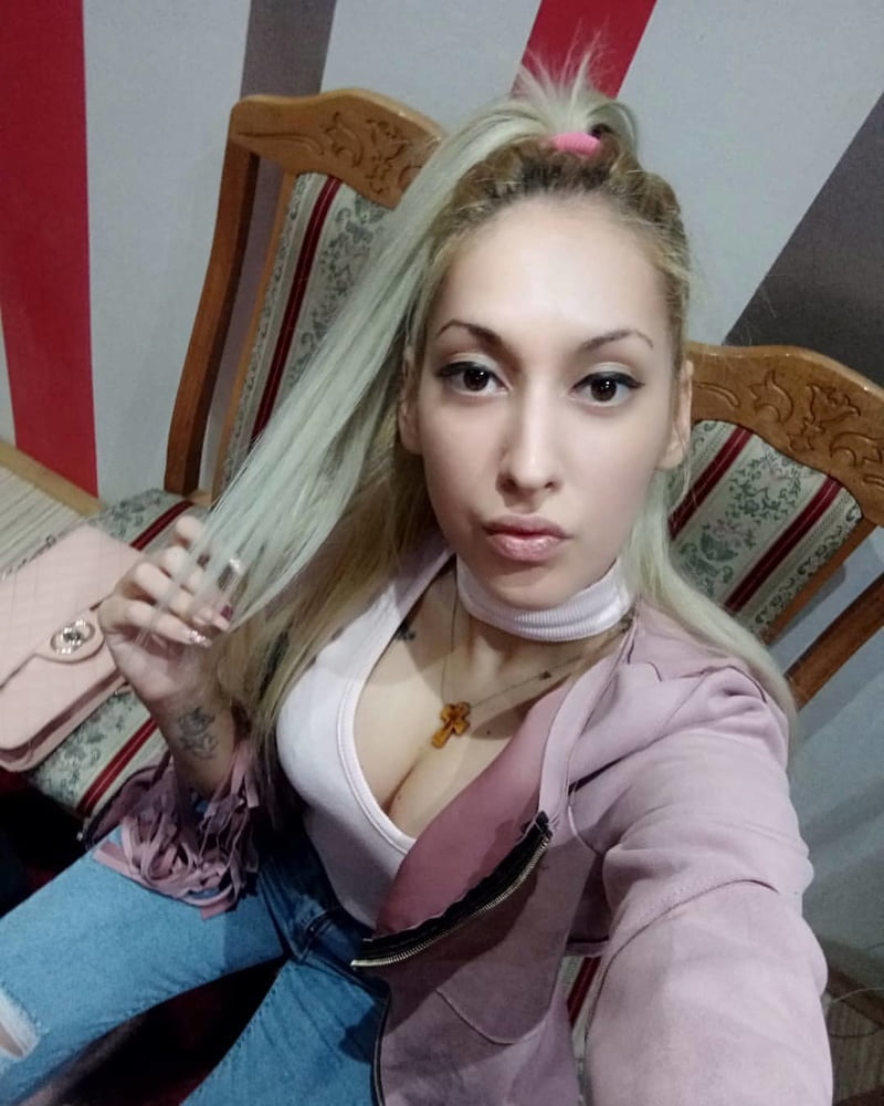 Serbian beautiful skinny blonde whore girl Nina Toskic #106541794