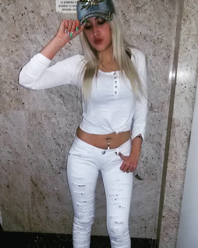 Serbian beautiful skinny blonde whore girl Nina Toskic #106541820