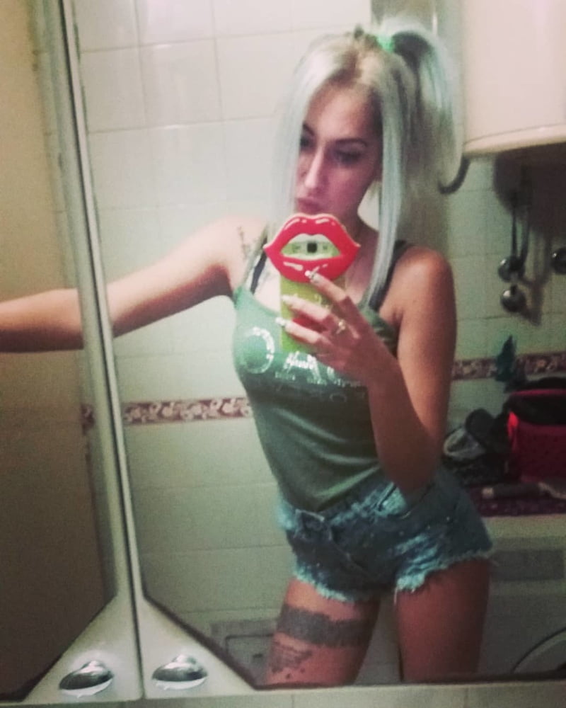 Serbian beautiful skinny blonde whore girl Nina Toskic #106541840