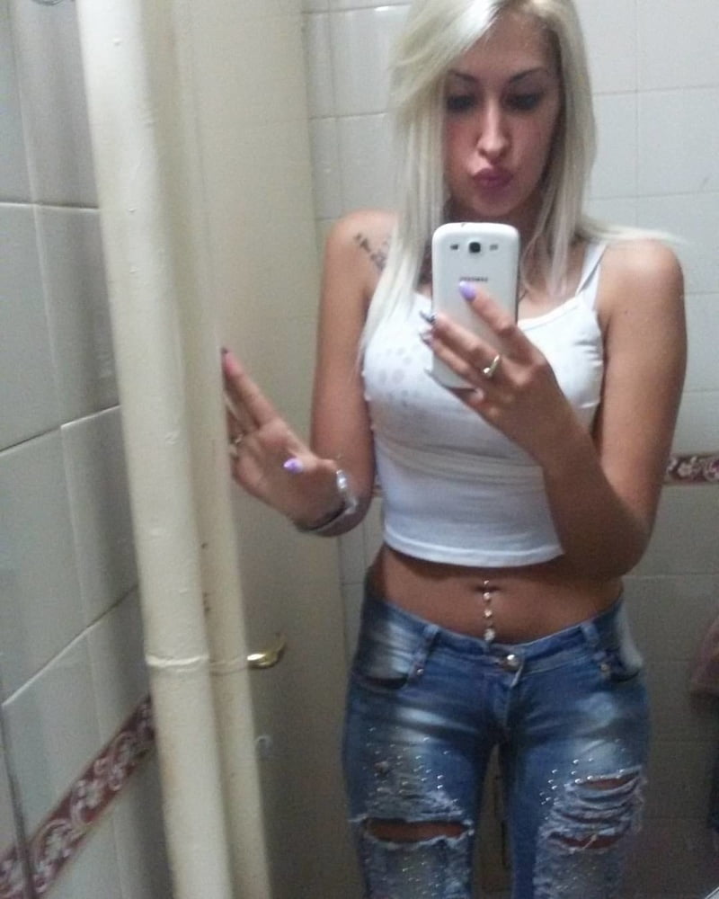 Serbian beautiful skinny blonde whore girl Nina Toskic #106541864