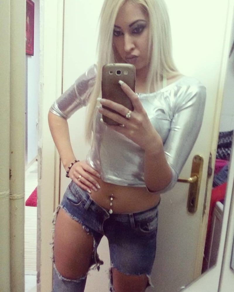 Serbian beautiful skinny blonde whore girl Nina Toskic #106541868