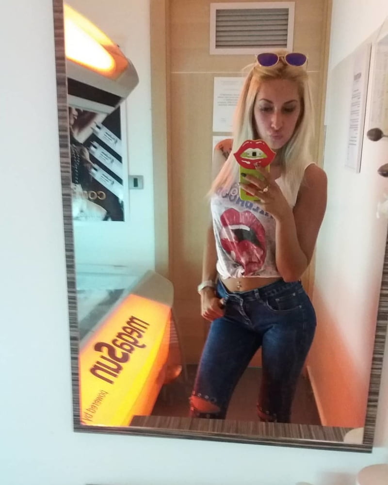 Serbian beautiful skinny blonde whore girl Nina Toskic #106541892