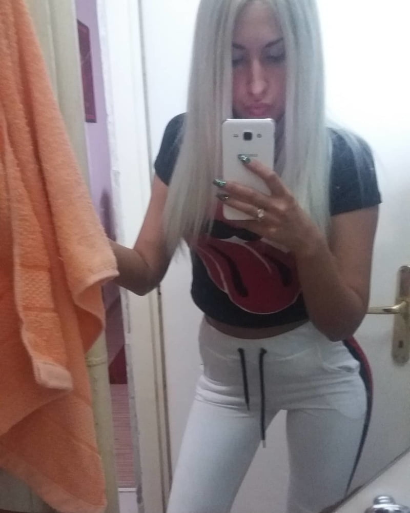 Serbian beautiful skinny blonde whore girl Nina Toskic #106541907