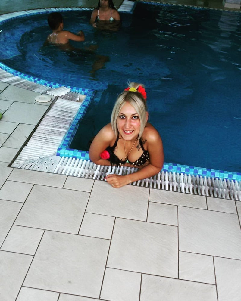 Serbian beautiful skinny blonde whore girl Nina Toskic #106541917