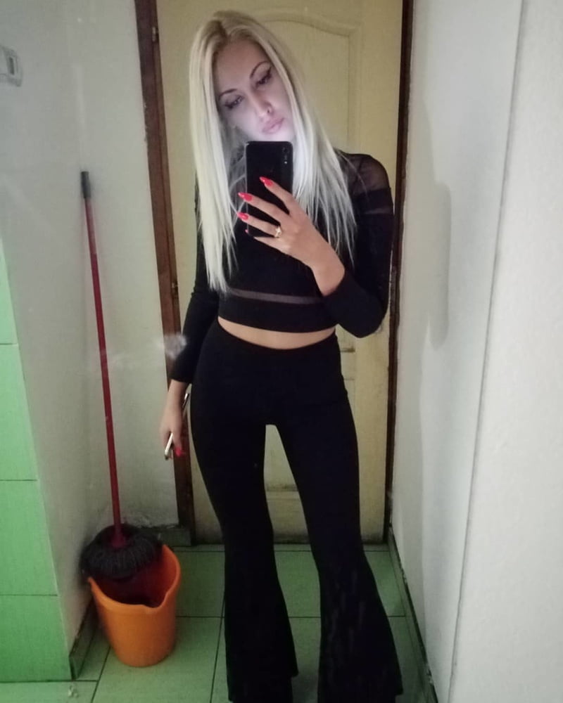 Serbian beautiful skinny blonde whore girl Nina Toskic #106541923